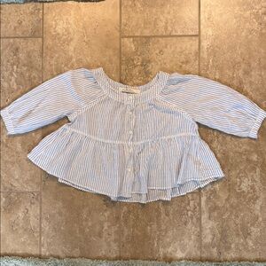 Free People Sea To Shore Striped Blouse size M